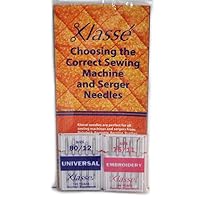 Klasse Two Pack Universal and Embroidery Sewing Machine Needles