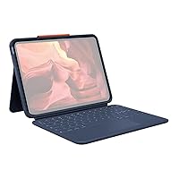 Logitech 920011130 Rugged Combo 4 Touch for iPad (10th gen) - Keyboard and Folio case - Classic Blue