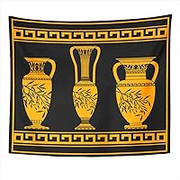 Subently Tapestry Vintage Abstract Greek Style 28x37 Inches Wall Hanging for home living bedroom dorm room