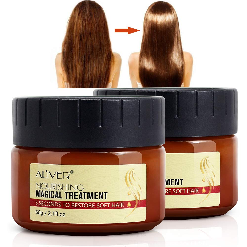 Mua Magical Keratin Hair Treatment Mask, 2pcs Advanced Molecular Hair Roots  Treatment Professtional Hair Conditioner, 5 Seconds to Restore Soft Hair,  Deep Conditioner Suitable for Dry & Damaged Hair-60ml trên Amazon Mỹ