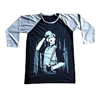 Unisex Marilyn Manson T-Shirt 3/4 Sleeve Baseball Raglan Mens Womens Ladies Unisex