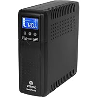Liebert PSA5 UPS - 500VA/300W 120V, Line Interactive, AVR, Mini Tower, 10 outlets, USB Charging, 3 Year Warranty, Uninterruptible Power Supply, Battery Backup With Surge Protection (PSA5-500MT120)