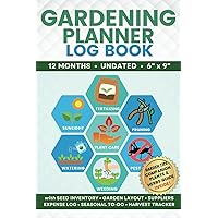 Gardening Journal Planner and Log Book: All-in-One Garden Organizer for Plant Care with Companion Planting Chart, Plant Tracker & Planting Calendar | Ideal Gift for Gardeners Gardening Journal Planner and Log Book: All-in-One Garden Organizer for Plant Care with Companion Planting Chart, Plant Tracker & Planting Calendar | Ideal Gift for Gardeners Paperback Hardcover