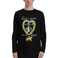 Gram Parsons T Shirts Men's Casual Soft Graphic Cotton Crew Neck Long Sleeve Shirt Running T-Shirt