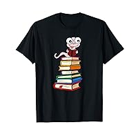 A Book Worm With a Happy Face Reading Books! -Love To Read T-Shirt