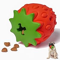 MewaJump Dog Puzzle Toys, Rubber Dog Chew Toys,Treat Food Dispensing Dog Toys for Teeth Cleaning, Dog Ball Toy, Interactive Dog Enrichment Toys for Puppy, Small, Medium, Large Dogs
