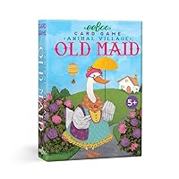 eeBoo: Animal Old Maid, Playing Card Game for Kids, Cards are Durable, Easy to Understand Instructions Included, for Ages 5 and up