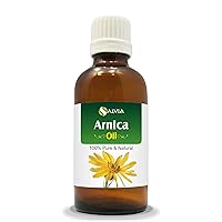 Arnica (Arnica Montana) Therapeutic Essential Oil by Salvia Amber Bottle 100% Natural Uncut Undiluted Pure Cold Pressed Aromatherapy Premium Oil - 15ML/ 0.5 fl oz