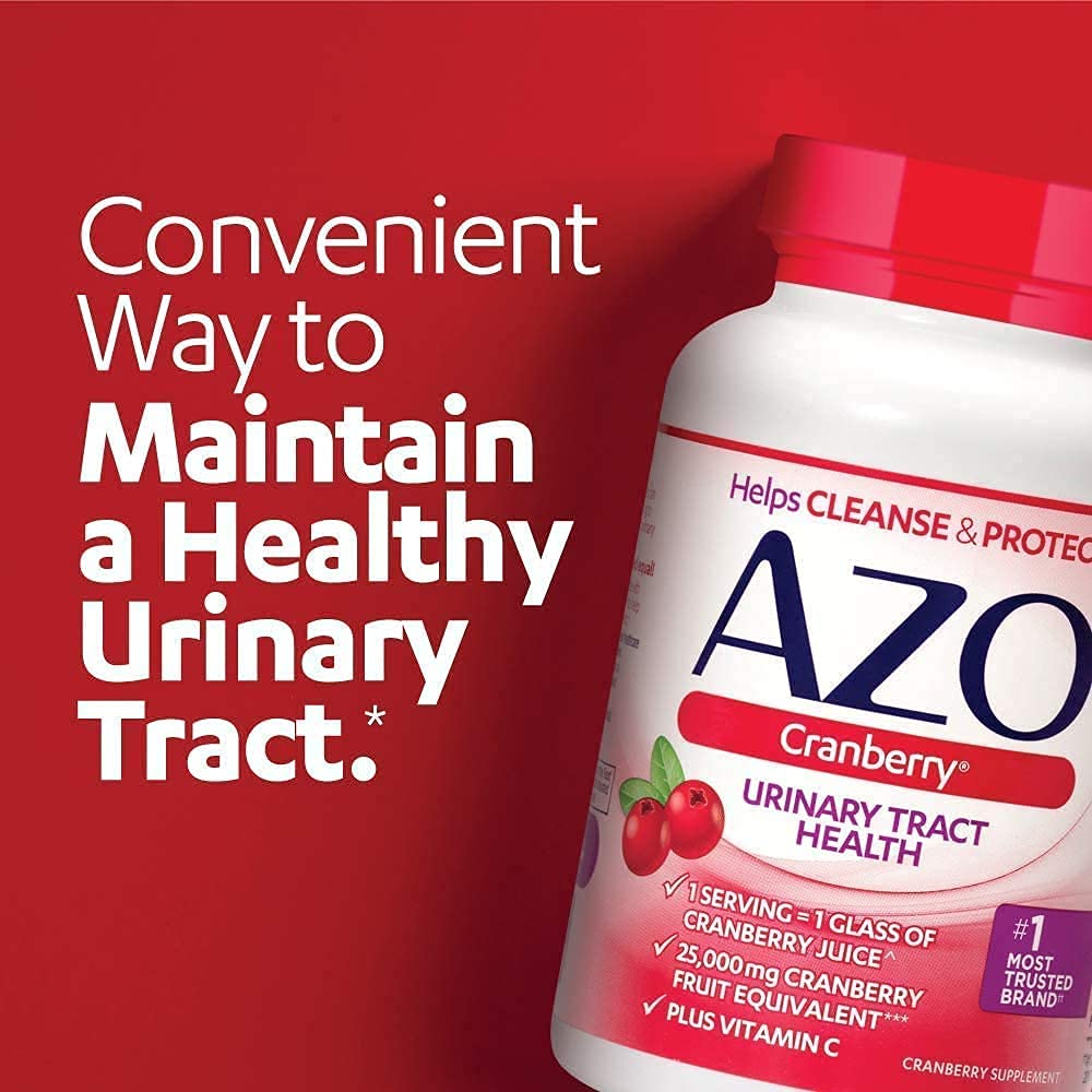 AZO Cranberry Softgels (100 Count) +Urinary Tract Infection (UTI) Test Strips (3 Count) + D-Mannose for Urinary Tract Health (120 Count)