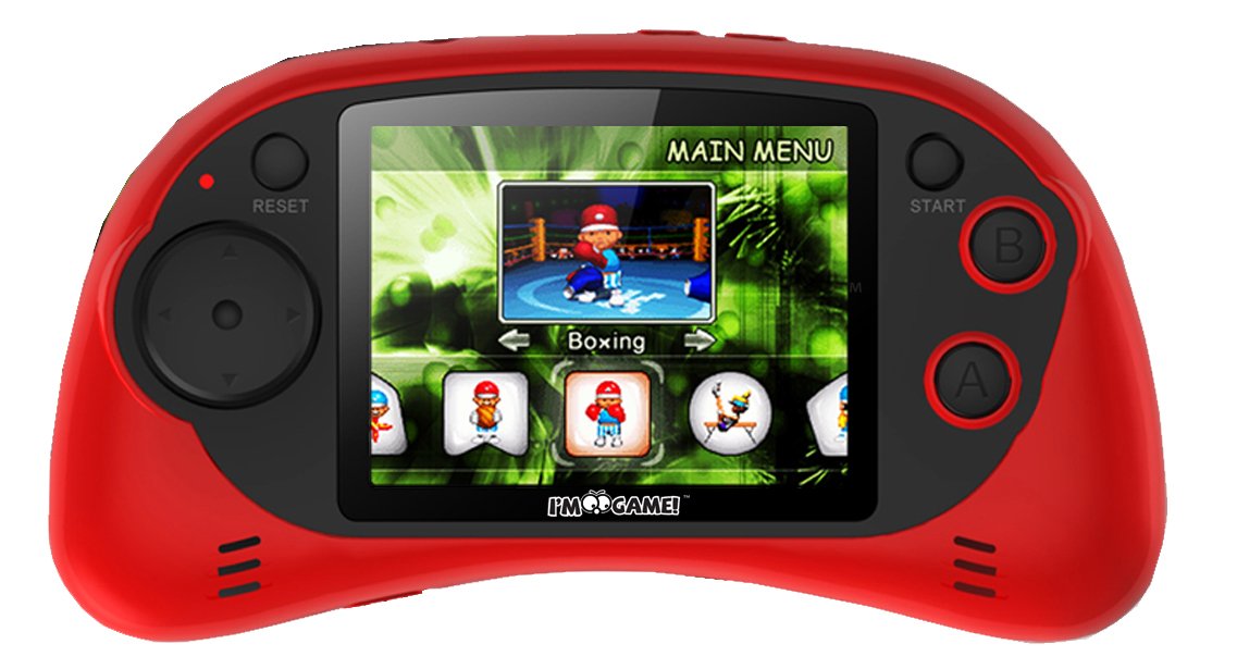 I'm Game 120 Games Handheld Player with 2.7-Inch Color Display, Red