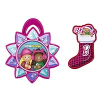 Replacement Parts for Fisher-Price Little People Playset - HMK85 ~ Holiday Decors Pink Star and Stocking ~ Inspired by Barbie Doll Little-People Dollhouse ~ Works Great with Any Little-People Playset