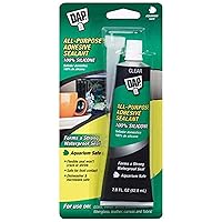 DAP 688 Purpose 100% Silicone Raw Building Material, 2.8 FL OZ, Clear, 2