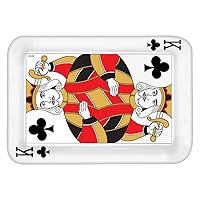 King Card Casino Small Serving Tray - 8