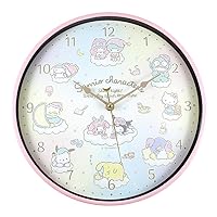 Tees Factory Sanrio Glow in the Dark Wall Clock Dream Φ11.8 x D1.6 inches (30 x 4 cm) SR-5520455DR