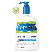 Cetaphil Daily Facial Cleanser 16 Ounces (Pack of 6)