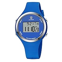 L LAVAREDO Watches for Women 3ATM Waterproof Outdoor Digital Sport Watches Stopwatch Wrist Watch with Alarm Clock, Gifts for Women/Girls