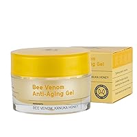 Bee Rx Anti-Aging Bee Venom Facial Gel Moisturizer - Anti-Wrinkle Cream Firming Face Cream - Natural Kanuka Honey Skin Care Products