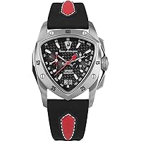 New Spyder Mens Analogue Quartz Watch with Calfskin Bracelet TLF-A13-1, black