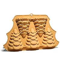 3D Christmas Tree Baking Mould cake pan silicone mold,5 cavities christmas tree for bread, mousse cake,muffins,ice cubes