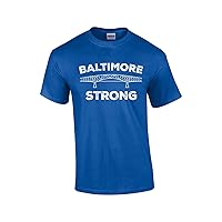 Baltimore Strong Collapse Supportive 2024 Memorial RIP Cargo Ship Bridge Impact Apparel Short Sleeve Adult Graphic T-Shirt
