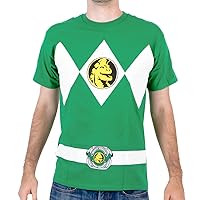 Power Rangers The Green Rangers Costume T-Shirt Tee