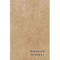 Headache Journal: Blank migraine diary to keep track and log symptoms and triggers, daily, weekly or monthly as they occur - neurology gift for children, men and women.