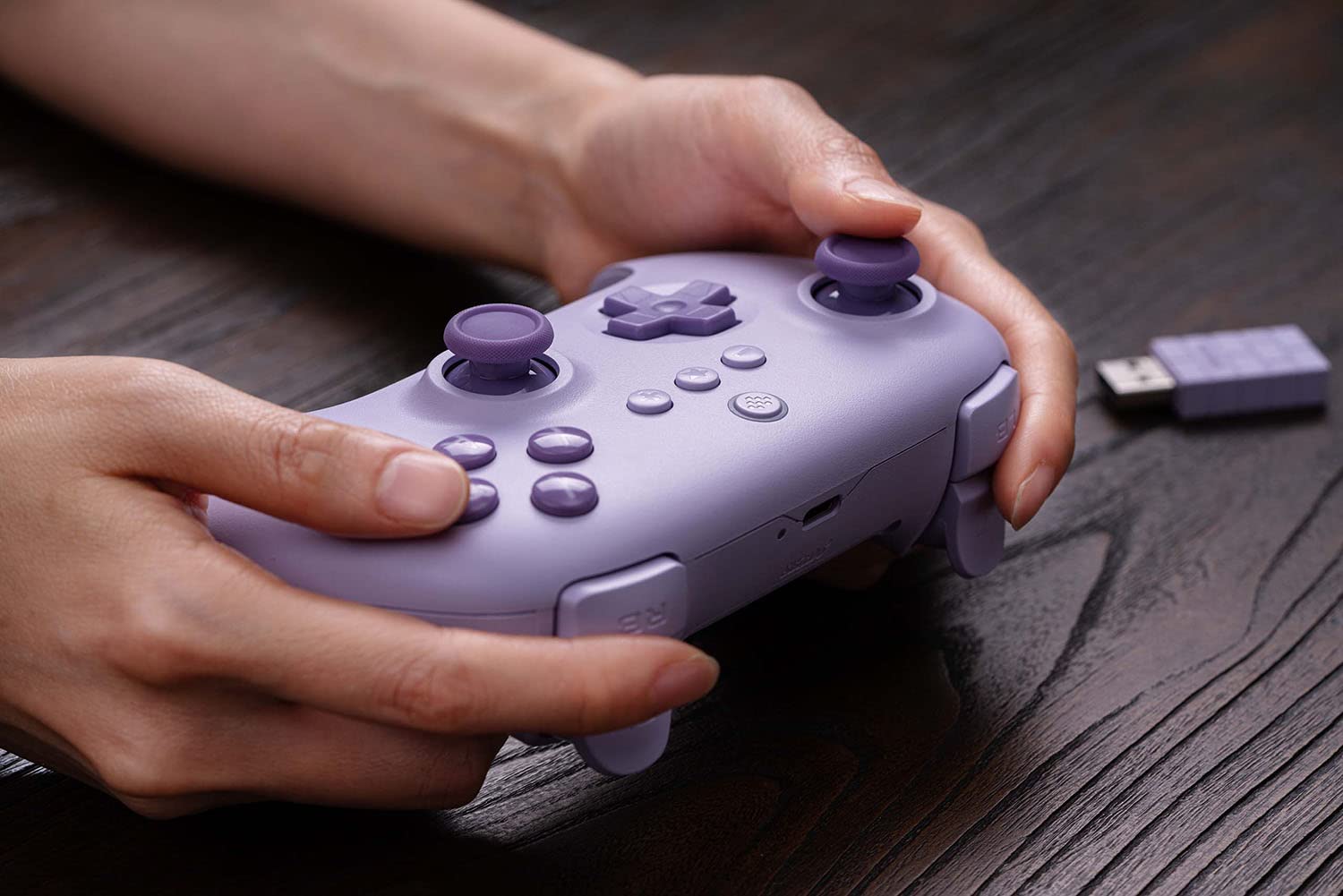 8Bitdo Ultimate C 2.4g Wireless Controller for Windows PC, Android, Steam Deck & Raspberry Pi (Lilac Purple)