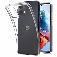 CoverON Designed for Motorola Moto G 5G (2024) / Moto G Play 5G 2024 Case Clear, Slim Crystal Clear TPU Rubber Flexible Soft Skin Cover Protective Sleeve Phone Case - Transparent
