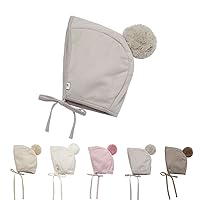 Konny Baby Fleece Winter Bonnet for Infant (Grey) - Bonnets for Newborn Babies