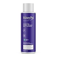 The Honey Pot Company - Body Wash for Women - Lavender Chamomile Hydrating Body Cleanser - Moisturize & Cleanse Skin - Free of Parabens & Sulfates - 15 Fl. Oz