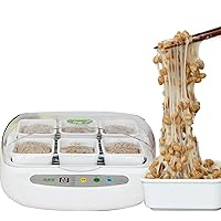 Electric Yogurt Natto Fermenting Machine, Automatic Intelligent Yogurt Maker with 3.5L Ceramic Cuisine Container Liner for Yogurt, Natto, Rice Wine