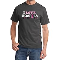 Breast Cancer Awareness T-Shirt I Love Boobies