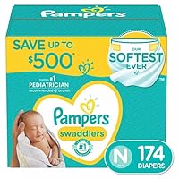 Swaddlers Diapers, Newborn (Less Than 10 Pounds), 174 Count