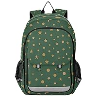 ALAZA Star Polka Dots Backpack Bookbag Laptop Notebook Bag Casual Travel Trip Daypack for Women Men Fits 15.6 Laptop
