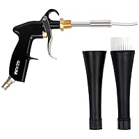 High Pressure Car Interior Spraying Washing Gun with 2 Set Nozzle Sprayer Connector Air Pulse Car Washing Equipment Tool (Upgrade-Dust blow gun)