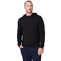 Monrow Men's Supersoft Pullover Hoodie, Large Front Pocket, Layer-friendly