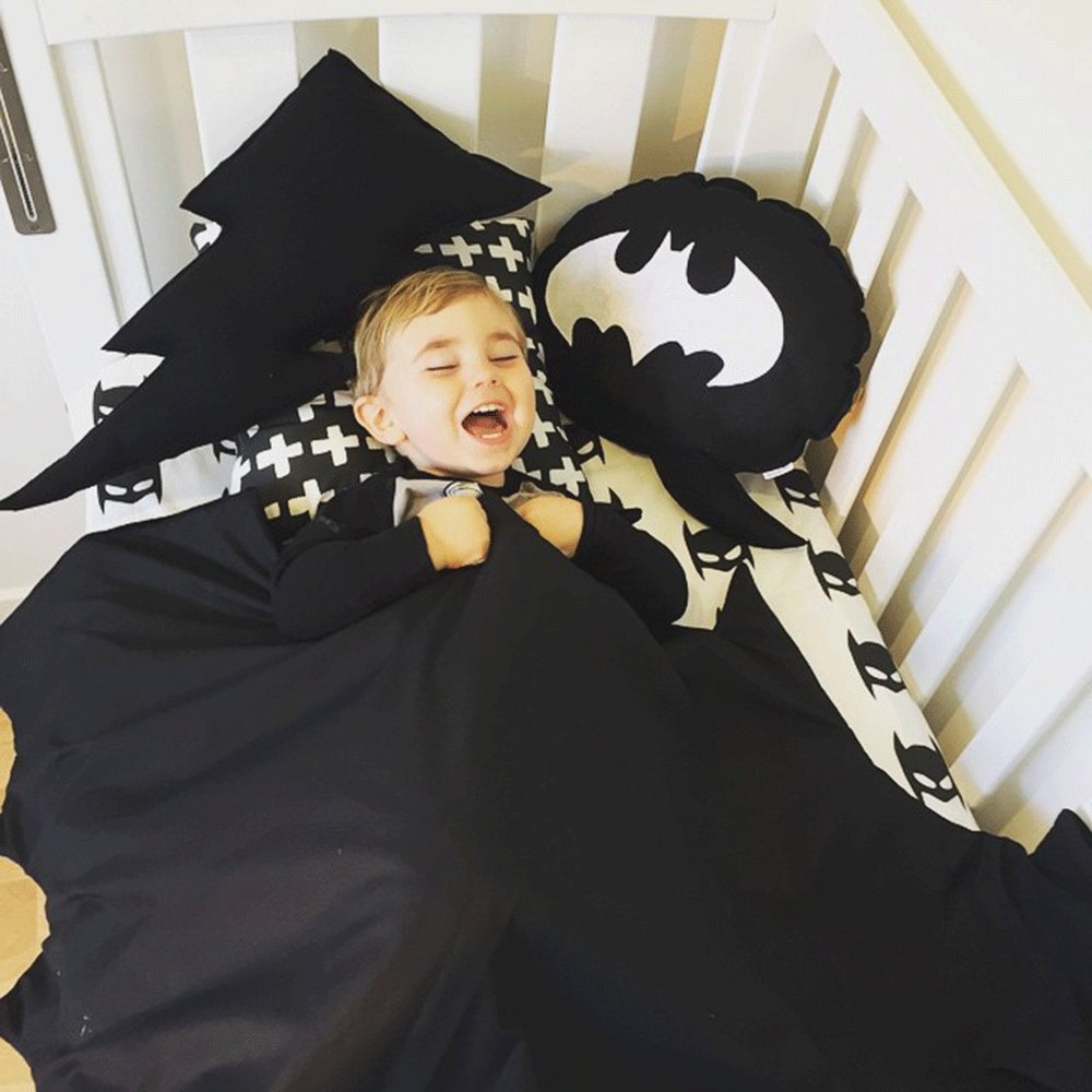Himom Batman Baby Crawling Blanket Pad Baby Game Blanket Mat Cushion Photography Props for baby or kids.
