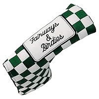 Putter Cover Magnetic Golf Club Covers for Men for Blade Putter Cover Putter Head Cover Leather Putter Cover Blade Blade Putter Headcover Putter Head Covers Putter Covers Easy On