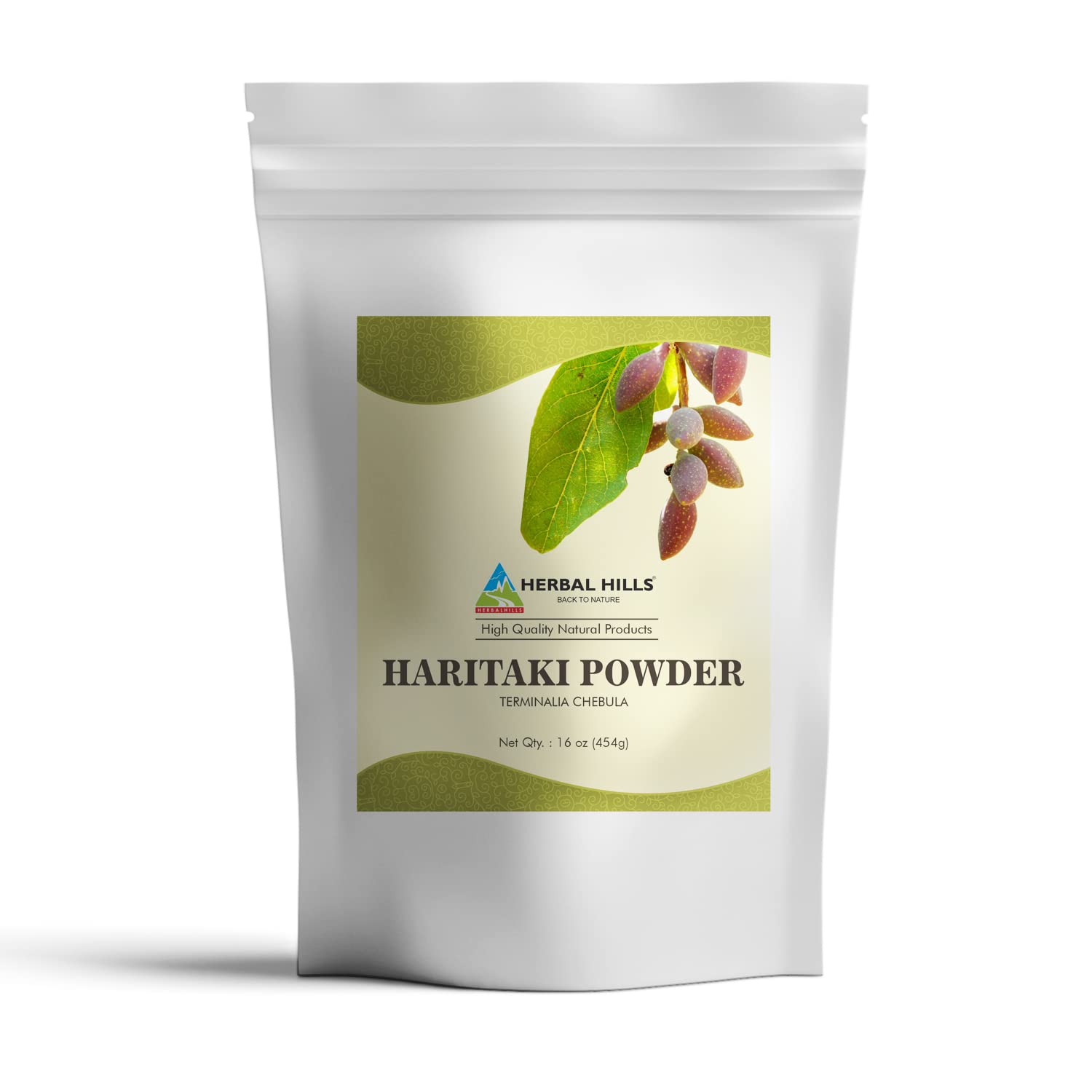 HERBAL HILLS Haritaki Fruit Powder and Triphala Powder Blend of Amla Haritaki and Bibhitaki Pack of 2 Combo