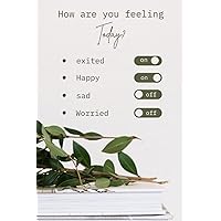 How are you feeling today? Symptom tracker: Depression Helper with Boxes to tick and Notes to take