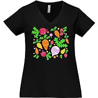 inktastic Root Vegetable Party- Carrots, Beets, Radish, Women's Plus Size V-Neck