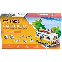 Conductive Chrome-Plated Building Bricks Kit for LegoCreator Beach Camper Van. Compatible with 31138 Model- Not Including The Set. Bring Life to Your LegoCreator Beach Camper.