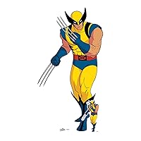 Star Cutouts SC4296: Marvel Legends - Wolverine X-Men Lifesize Cardboard Cutout - Perfect for Marvel Fans, Parties, and Events - Height 166cm