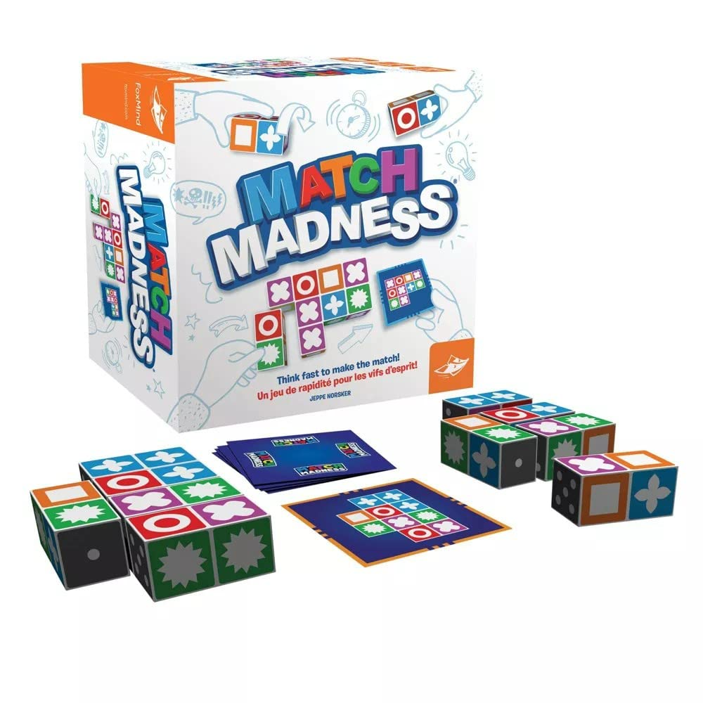 Foxmind, Match Madness Board Game, Family Game