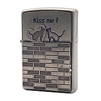 Zippo Cat, Kiss Me Cat's ZTR-CAT CB, Kiss Me Cats, Cats, Trick Gear, Cute Zippo Oil Lighter, Zippo Gift, Present Zippo, Stylish, Brass