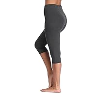 Women's Soft Capri Leggings Lightweight Crop Leggings 3/4 Stretch Cotton Capris Yoga Pants - Rug & Plus