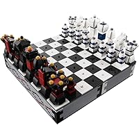 Apostrophe Games Building Block Chess Set - 1,024 Pcs Build Your own Chess  Pieces & Board, Compatible with All Major Building Blocks