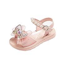 Boys Girls Unisex Childrens Comfy Hiking Sport Sandals Comfort Bright Diamond Open Toe Adjustable Walking Shoes Glitter Shoes