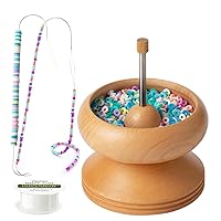 Clay Bead Spinner for Bracelet Jewelry Making String Seed Beads for Jewelry, Fringe and DIY Arts & Crafts