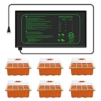 Seedling Starter Trays + Heat Mat 11.5